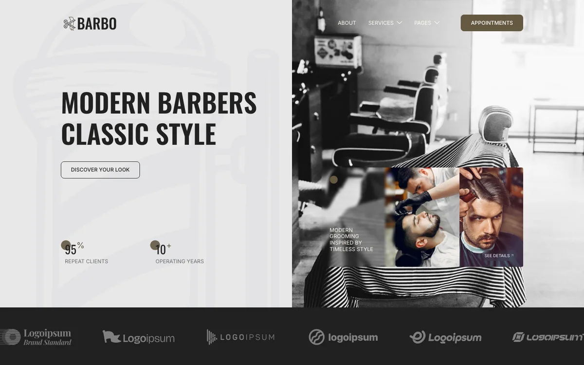 Capture du modèle « Barbo, barbier »