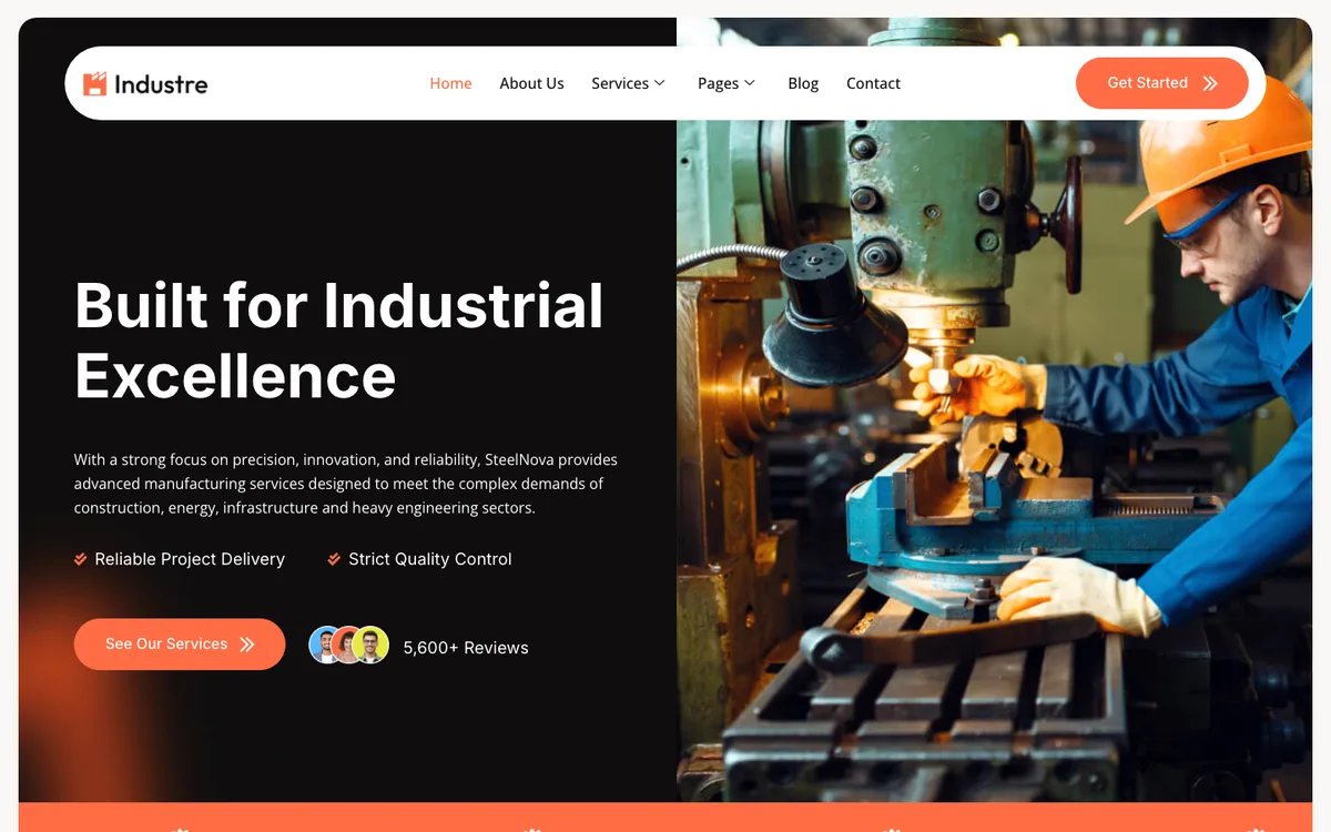 Capture du modèle « Indox, usine et fabrication »