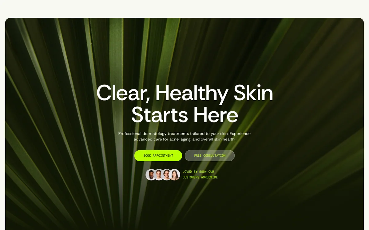 Capture du modèle « Dermify, clinique de dermatologie »